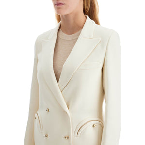 Wool Crepe Everyday Resolute Double-Breasted Blazer