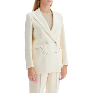 Wool Crepe Everyday Resolute Double-Breasted Blazer