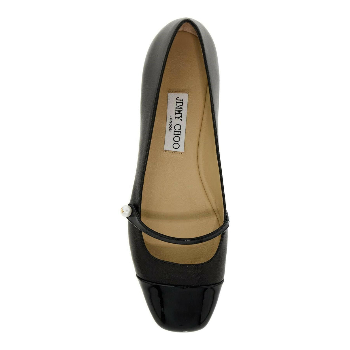 Nappa Leather Elisa Ballerina Flats.