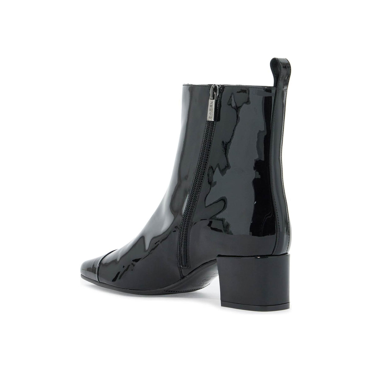 Estime Patent Leather Ankle Boots