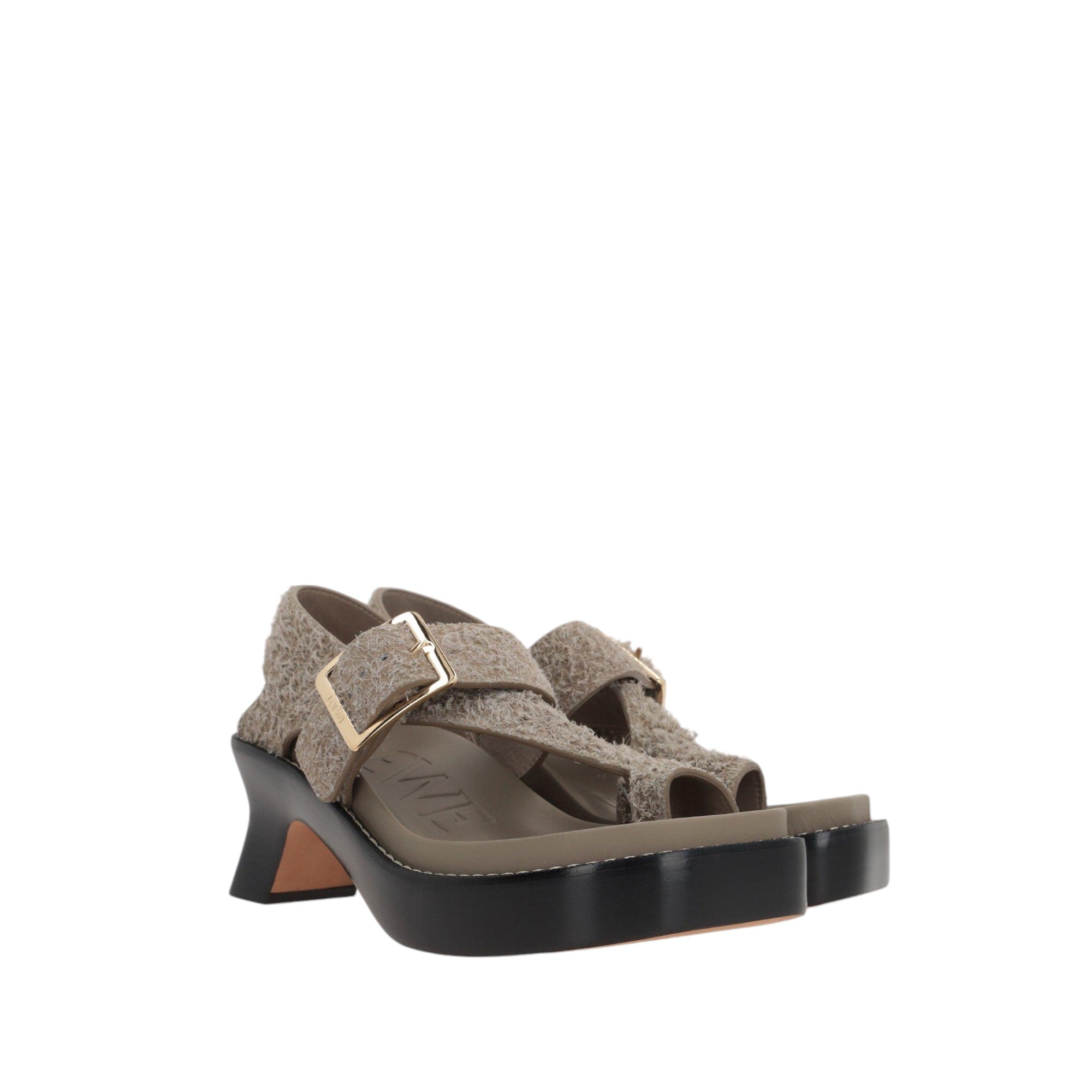 Ease Brushed Suede Thong Sandals-LOEWE-JOHN JULIA