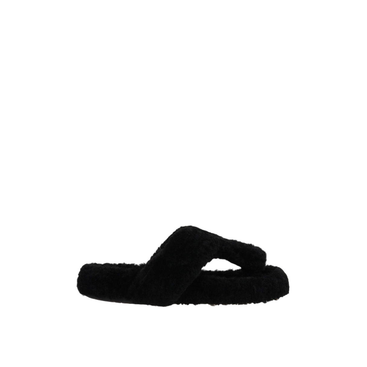 Ease Shearling Thong Sandals-LOEWE-JOHN JULIA