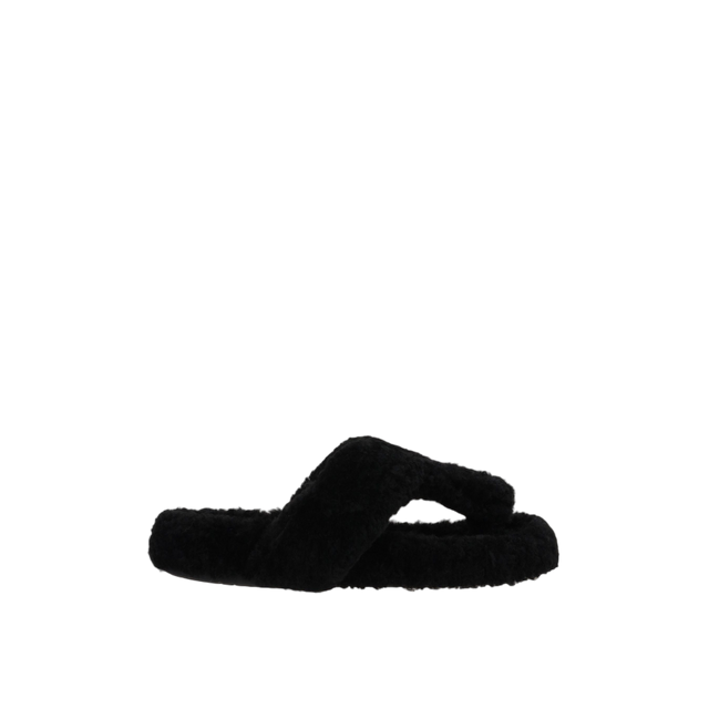 Ease Shearling Thong Sandals-LOEWE-JOHN JULIA