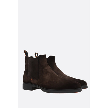 Easy Ankle Boots In Suede-SANTONI-JOHN JULIA