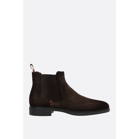 Easy Ankle Boots In Suede-SANTONI-JOHN JULIA