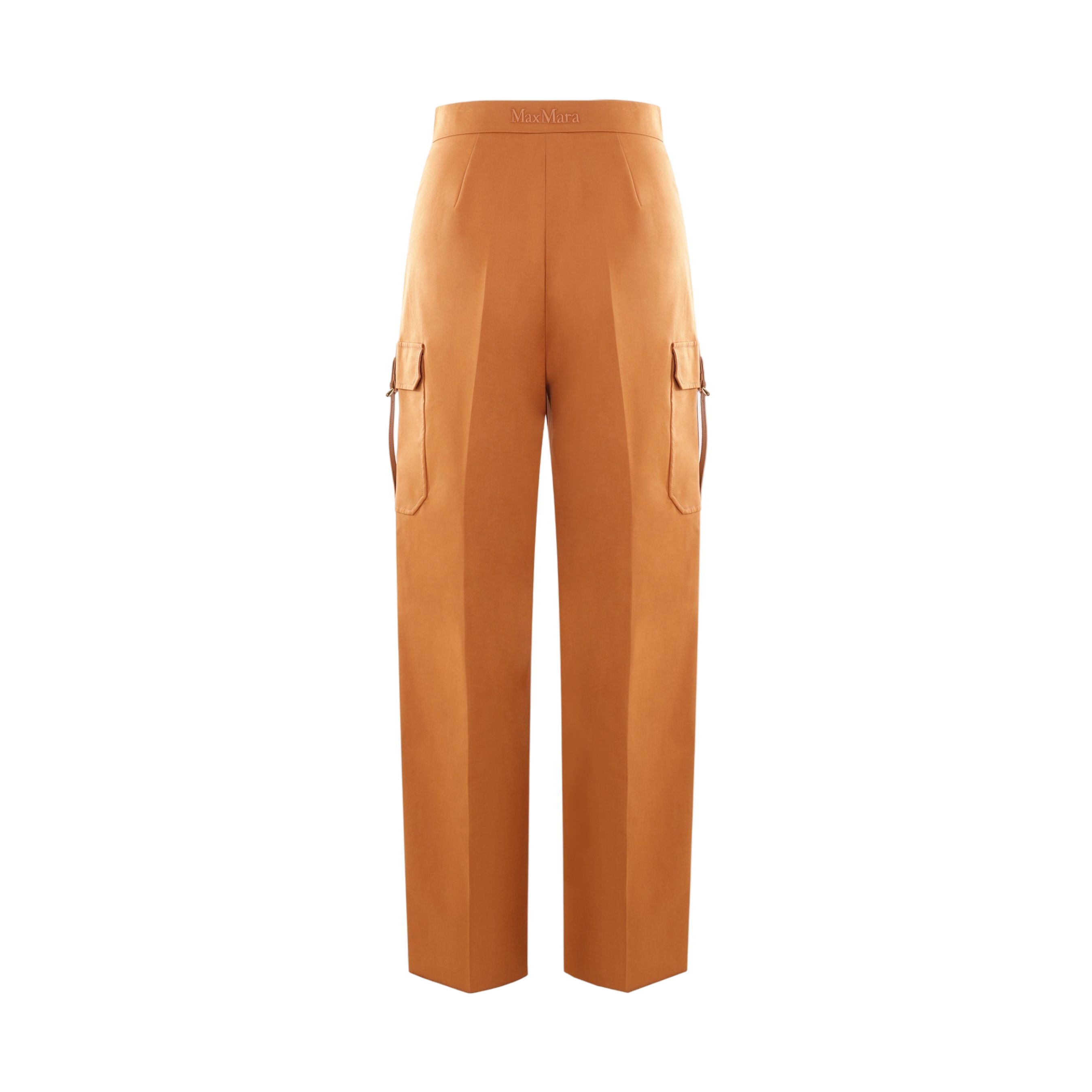 Edda Stretch Cotton Cargo Pants-MAX MARA-JOHN JULIA