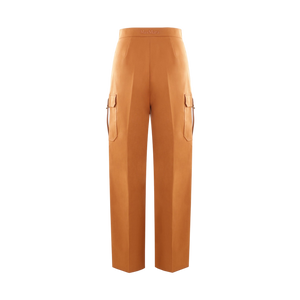 Edda Stretch Cotton Cargo Pants-MAX MARA-JOHN JULIA