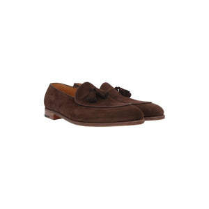 Edmond Tassel-detailed Suede Loafers-JOHN LOBB-JOHN JULIA