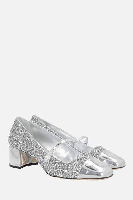 Elisa Glitter Mary-jane Pumps-JIMMY CHOO-JOHN JULIA