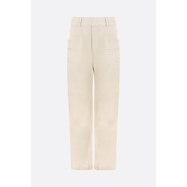 Emmy Cotton Baggy Trousers-ISABEL MARANT-JOHN JULIA