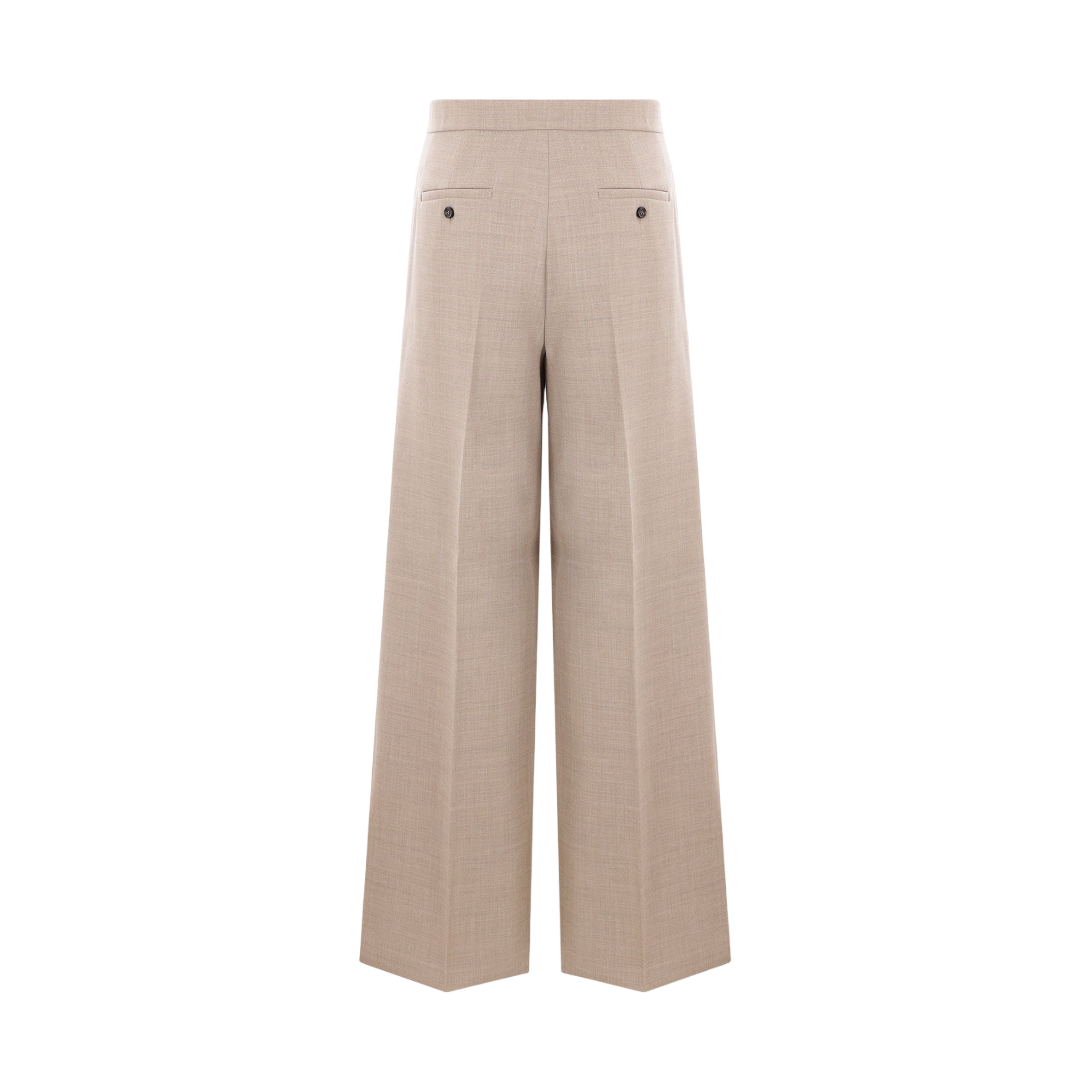 Entrata Wide-leg Wool Trousers-MAX MARA-JOHN JULIA