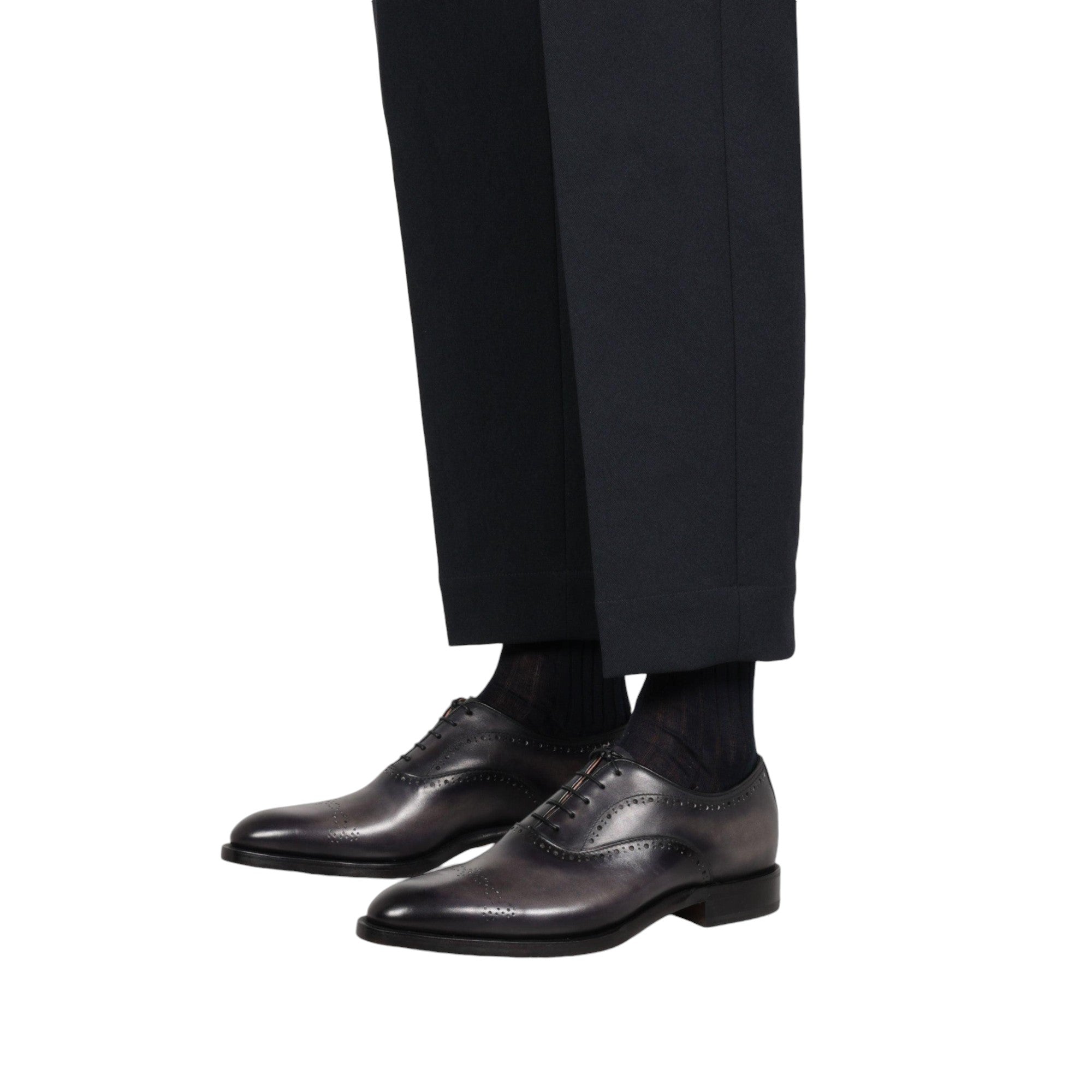 Equilibre Venezia Leather Oxford Shoes-BERLUTI-JOHN JULIA