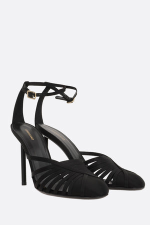 Ermelia Satin Slingbacks-FERRAGAMO-JOHN JULIA