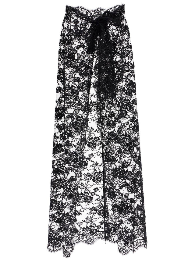 Floral Lace Maxi Skirt-Dolce & Gabbana-JOHN JULIA