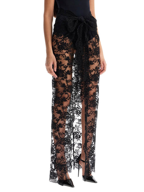 Floral Lace Maxi Skirt-Dolce & Gabbana-JOHN JULIA