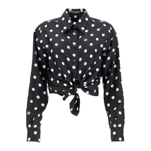 Silk Polka Dot Blouse