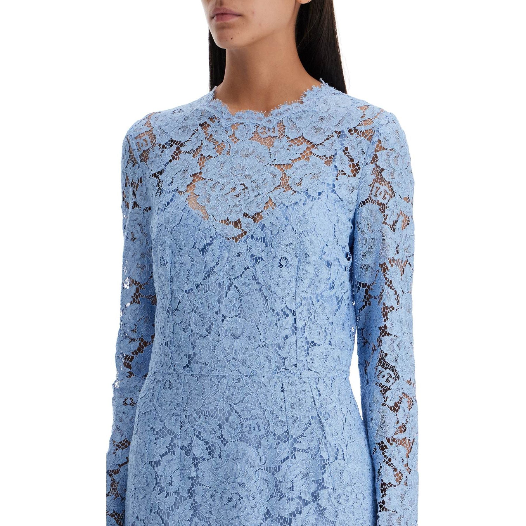 Lace Sheath Dress With A