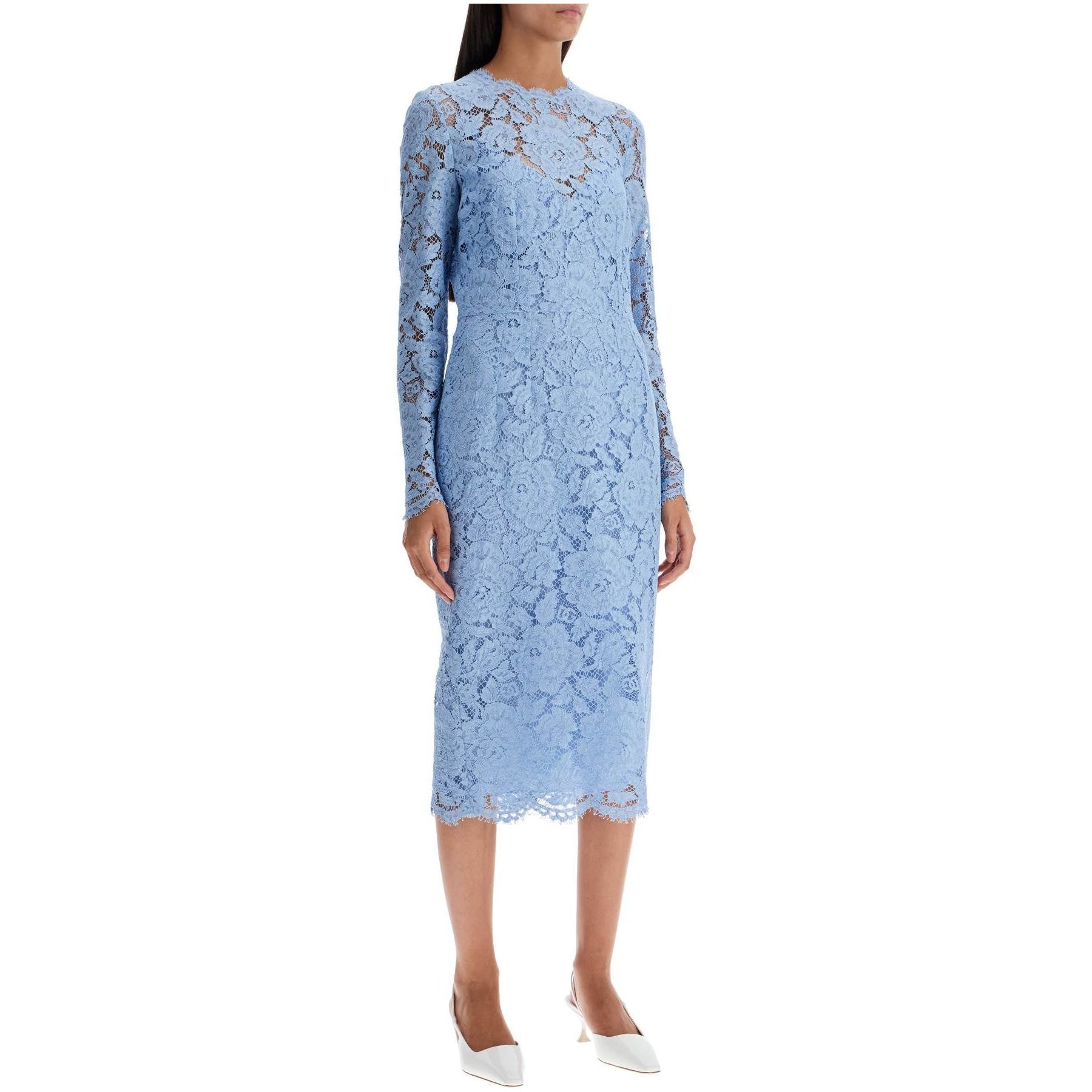 Lace Sheath Dress With A