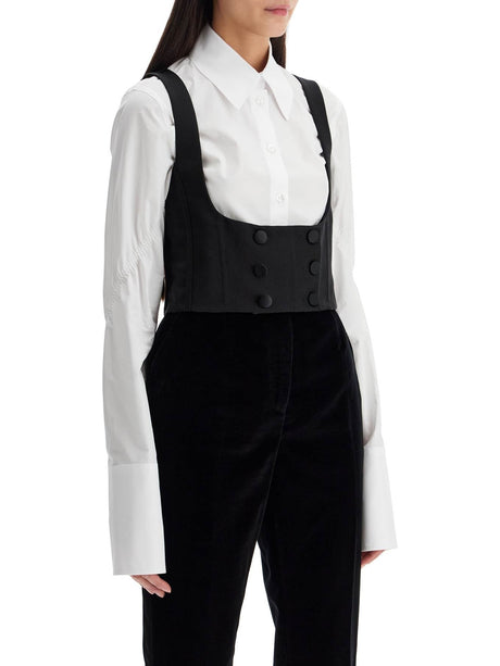 Silk Tuxedo Vest-DOLCE & GABBANA-JOHN JULIA