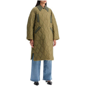 GANNI-Long Quilted Padded Coat -JOHN JULIA.