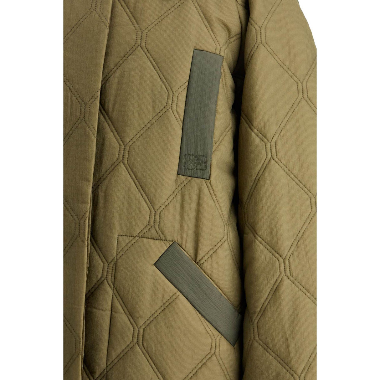 GANNI-Long Quilted Padded Coat -JOHN JULIA.