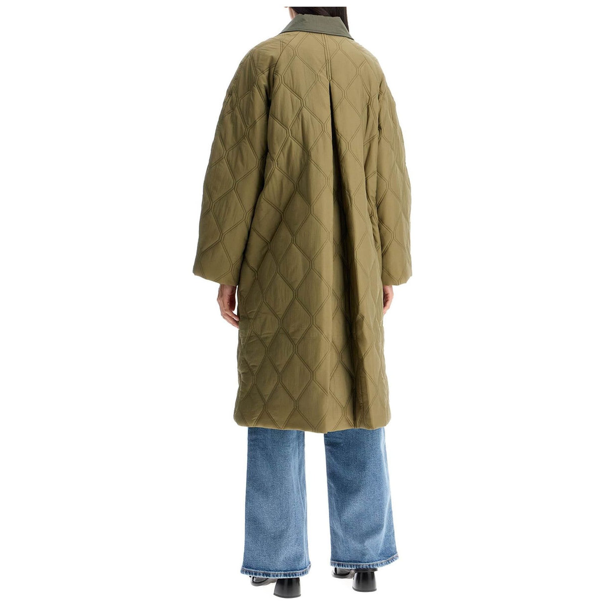 GANNI-Long Quilted Padded Coat -JOHN JULIA.