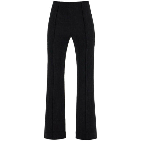 Stretch Viscose Flared Pants.