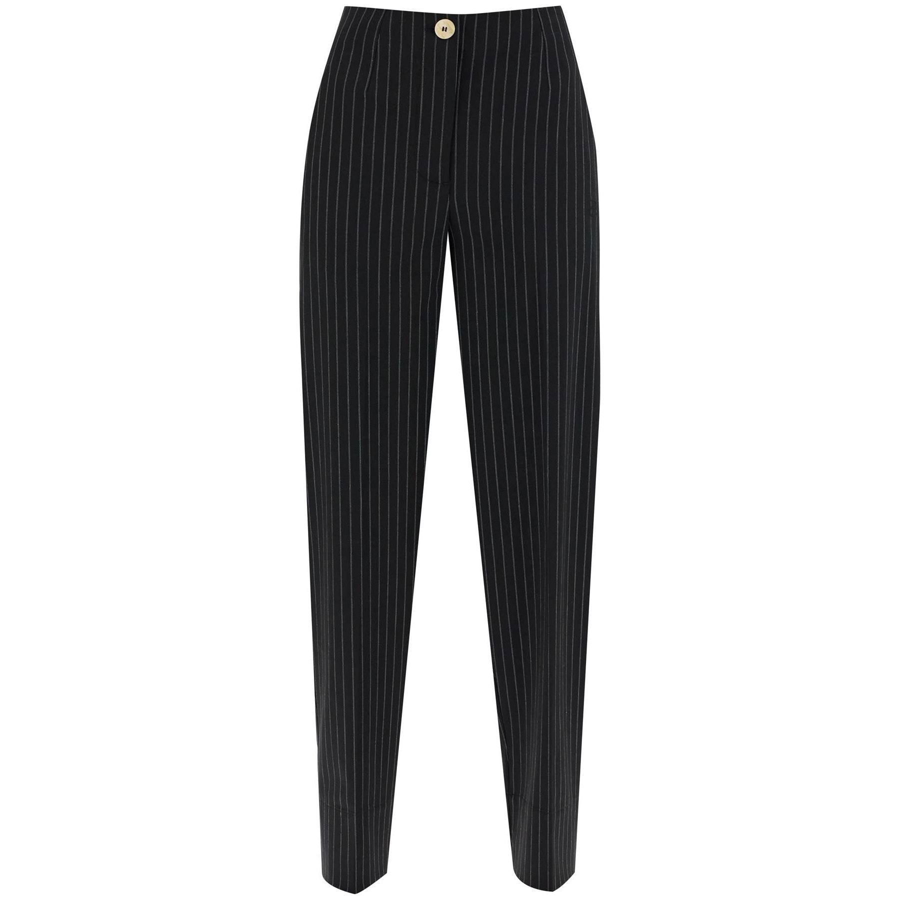 Striped Tapered Trousers