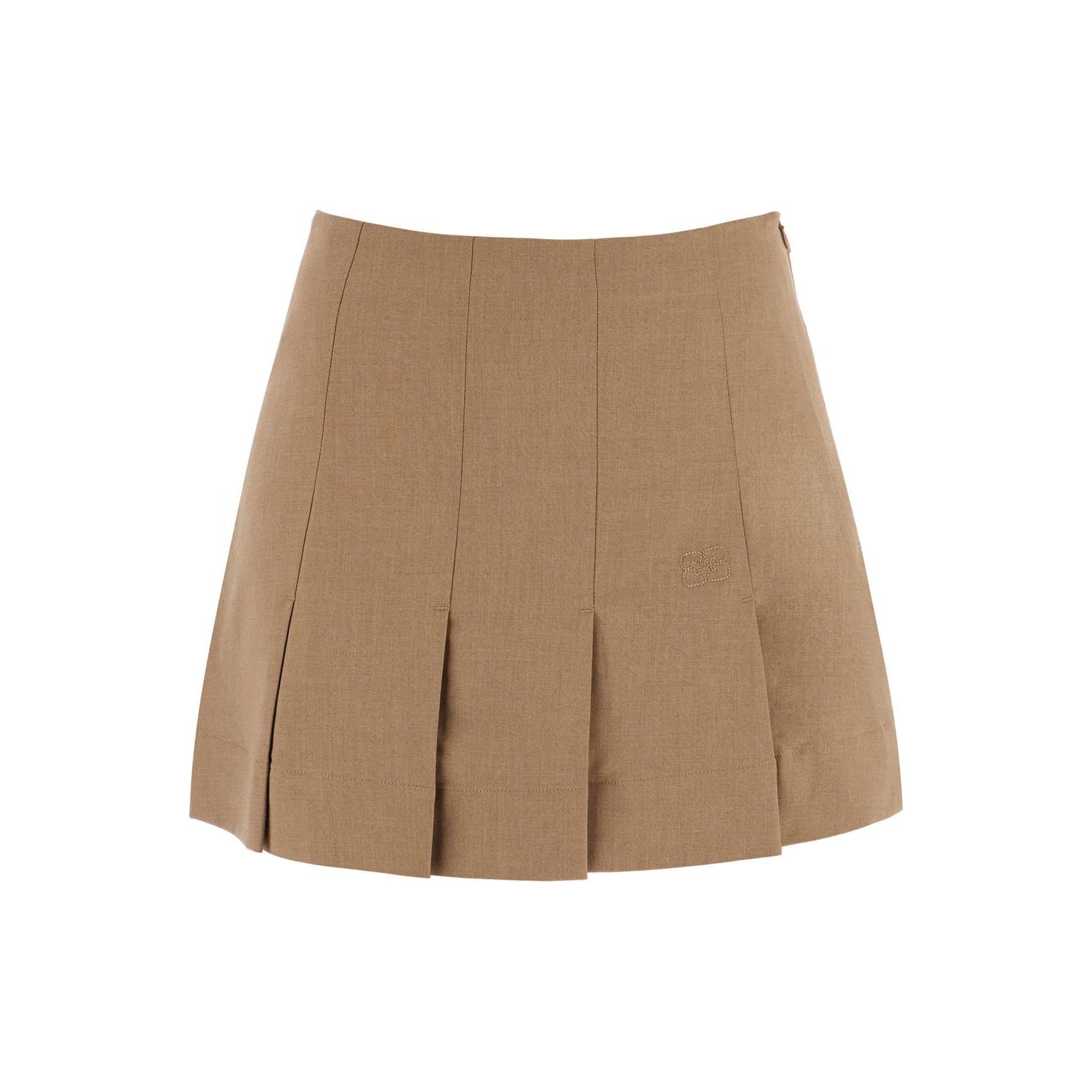 Pleated Mini Sk