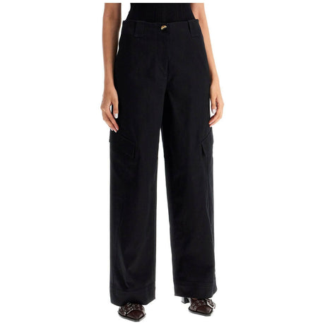 Checked Canvas Trousers For Men.