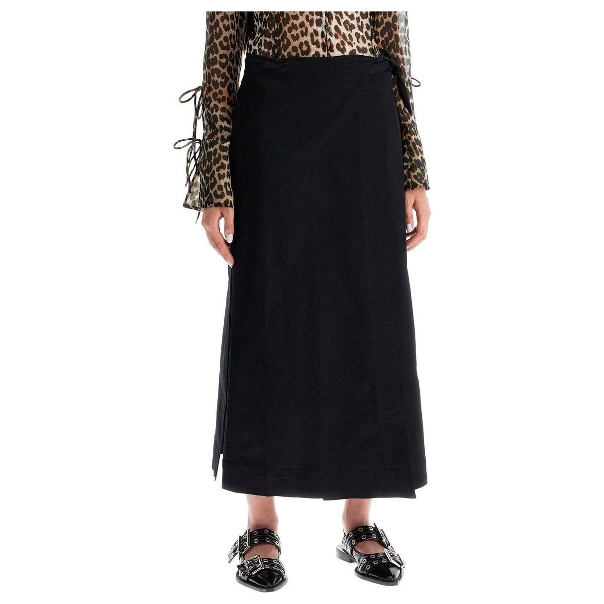 Organic Cotton Stretch Long Skirt.