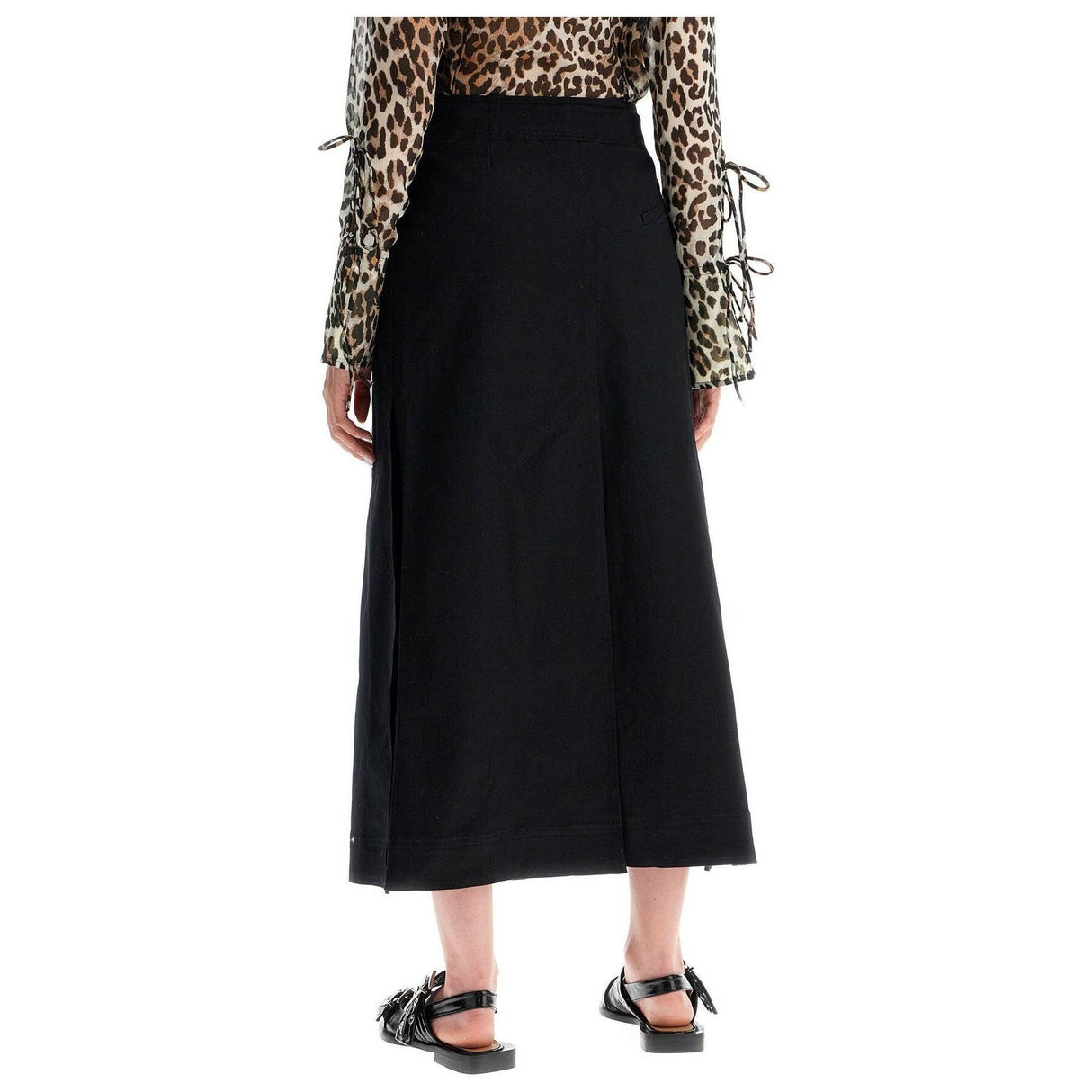 Organic Cotton Stretch Long Skirt.