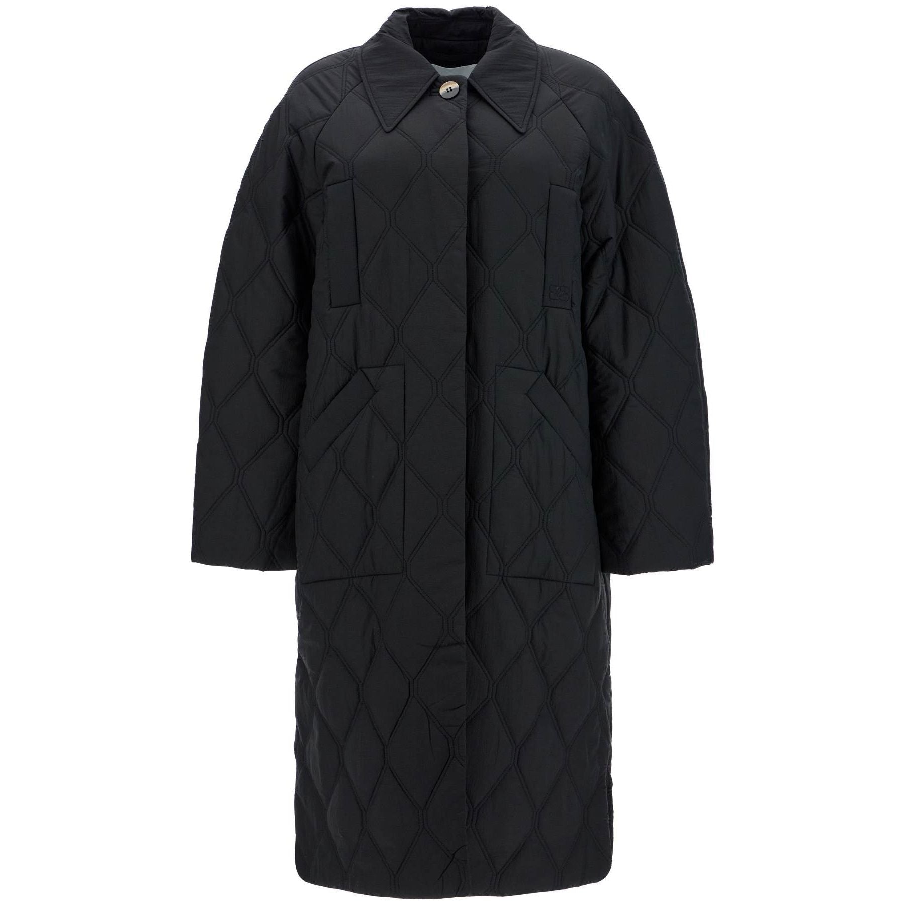 GANNI-Long Quilted Padded Coat -JOHN JULIA.