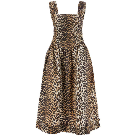 Animal Print Cotton Dress