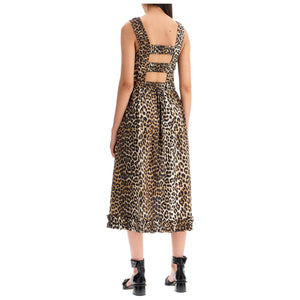 Animal Print Cotton Dress