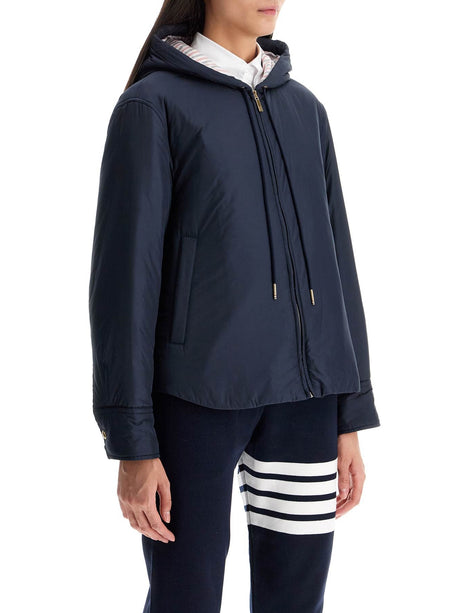 Padded Jacket With Hood-THOM BROWNE-JOHN JULIA