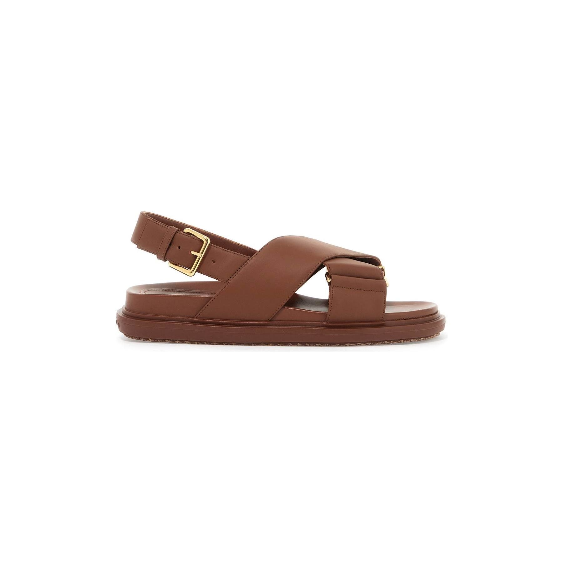 MARNI-Fussbett Leather Sandals -JOHN JULIA.