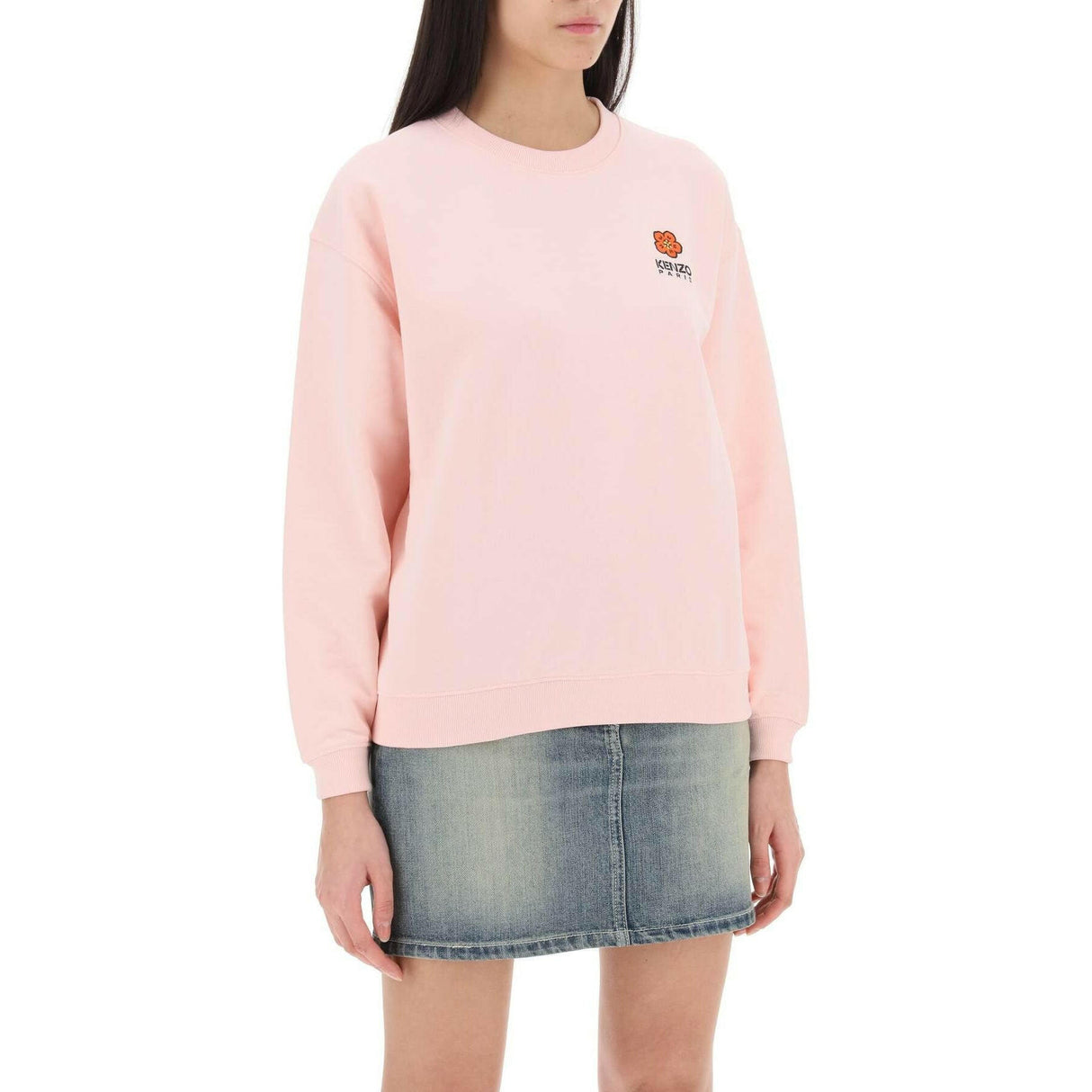 Boke Flower Embroidered Sweatshirt.