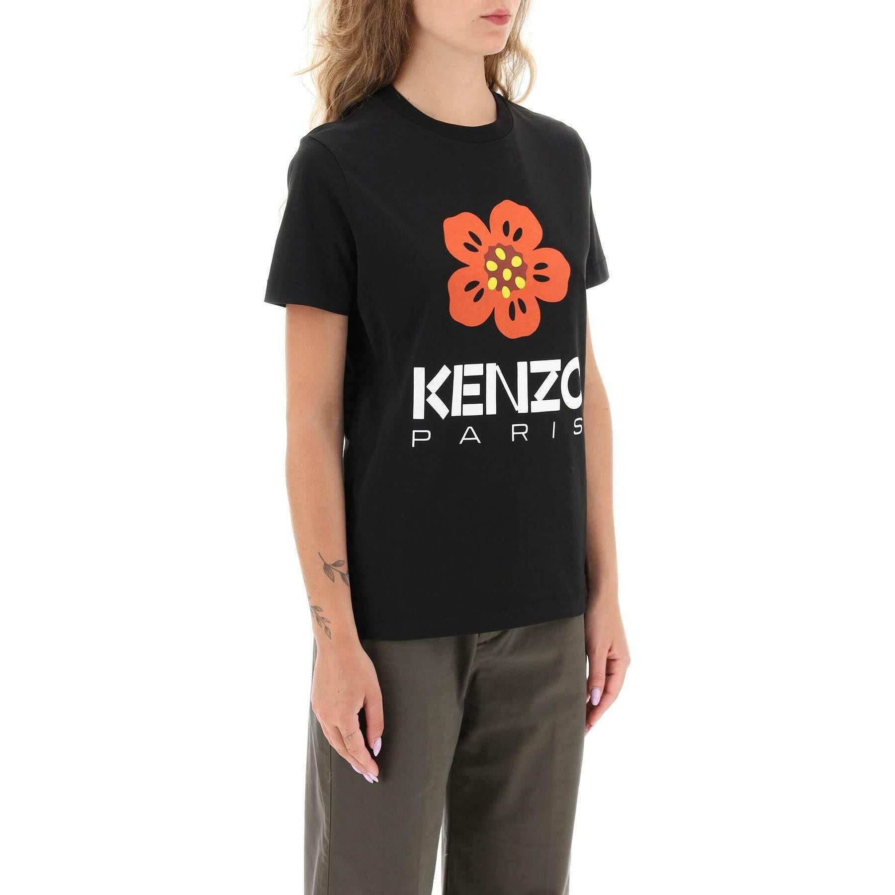 Boke Flower Loose-Fit Cotton T-Shirt.