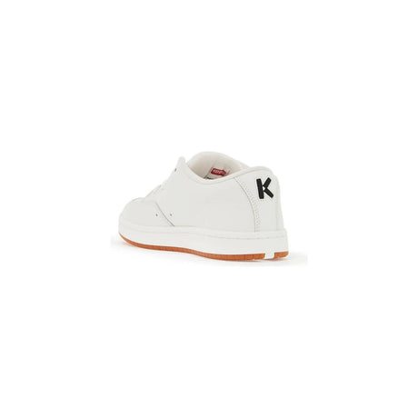 KENZO-Dome Leather Sneakers.