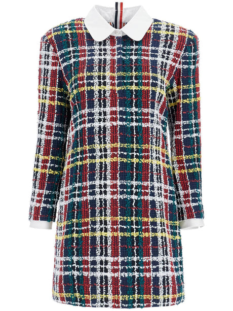 Tweed Mini Sheath Dress In-THOM BROWNE-JOHN JULIA