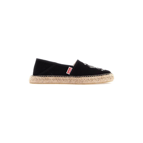 KENZO-Canvas Espadrilles With Logo Embroidery -JOHN JULIA.