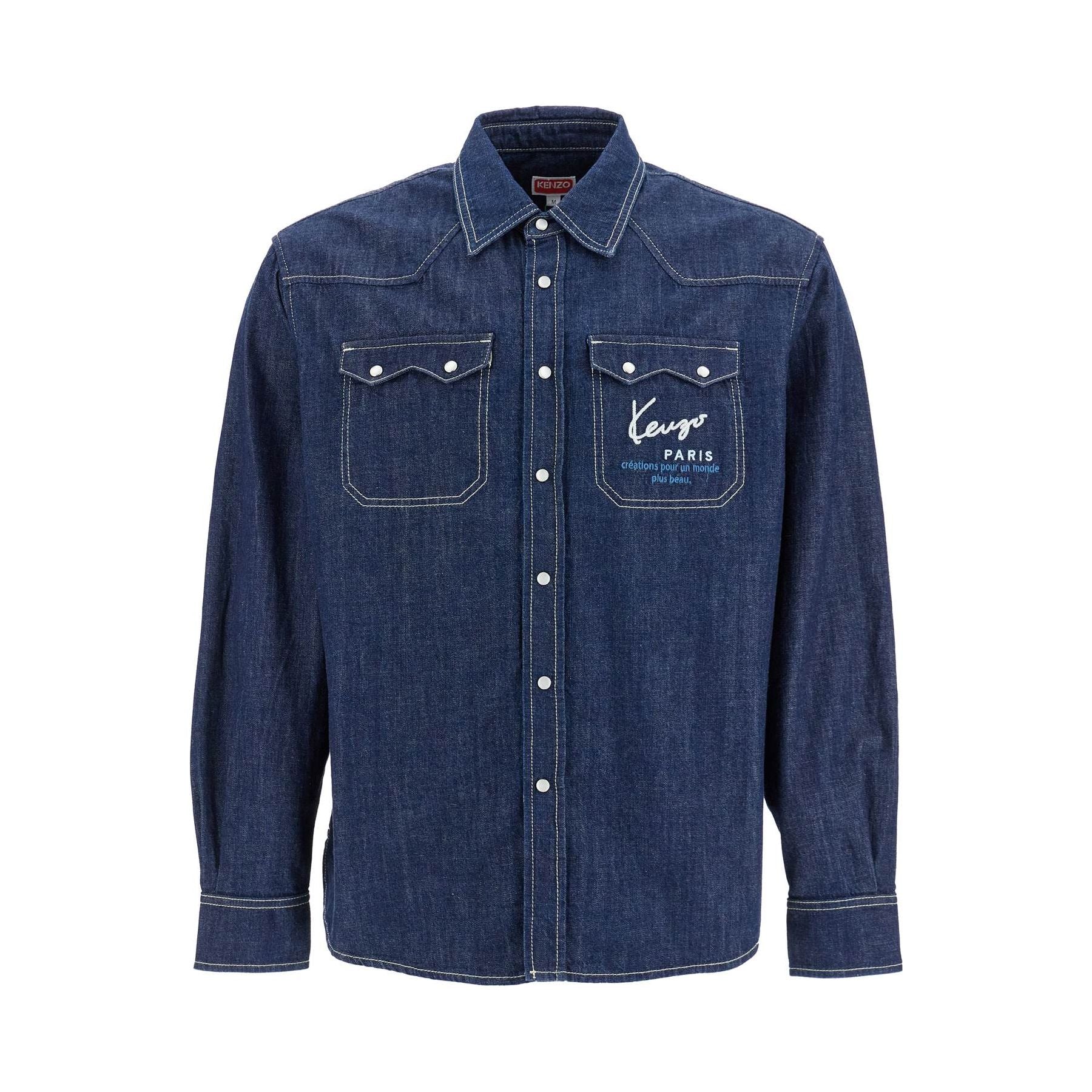 Denim Western Shirt For Men