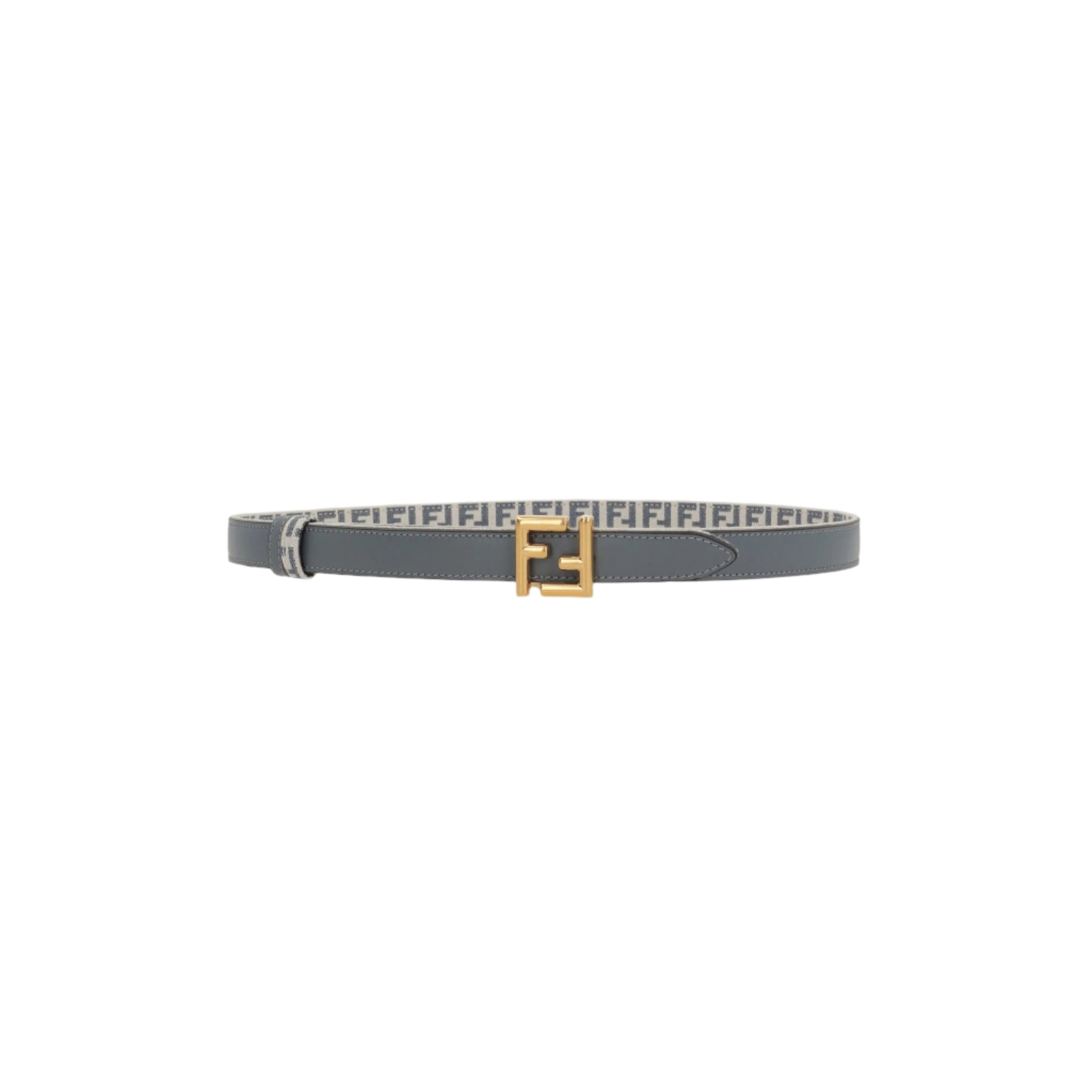 FF Jacquard Reversible Leather Belt-FENDI-JOHN JULIA