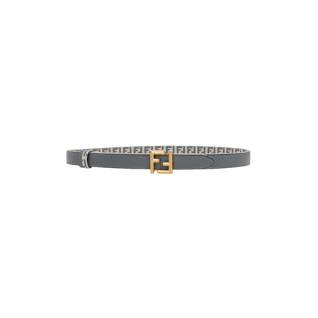 FF Jacquard Reversible Leather Belt-FENDI-JOHN JULIA