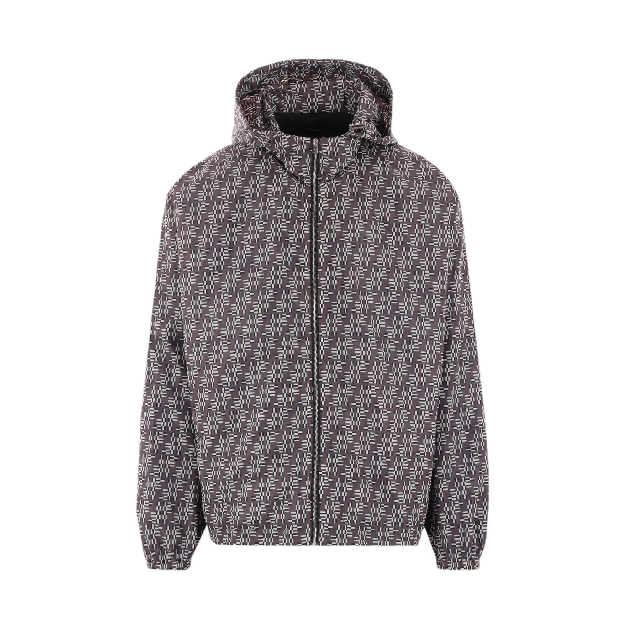 FF Labyrinth Print Nylon Windbreaker-FENDI-JOHN JULIA