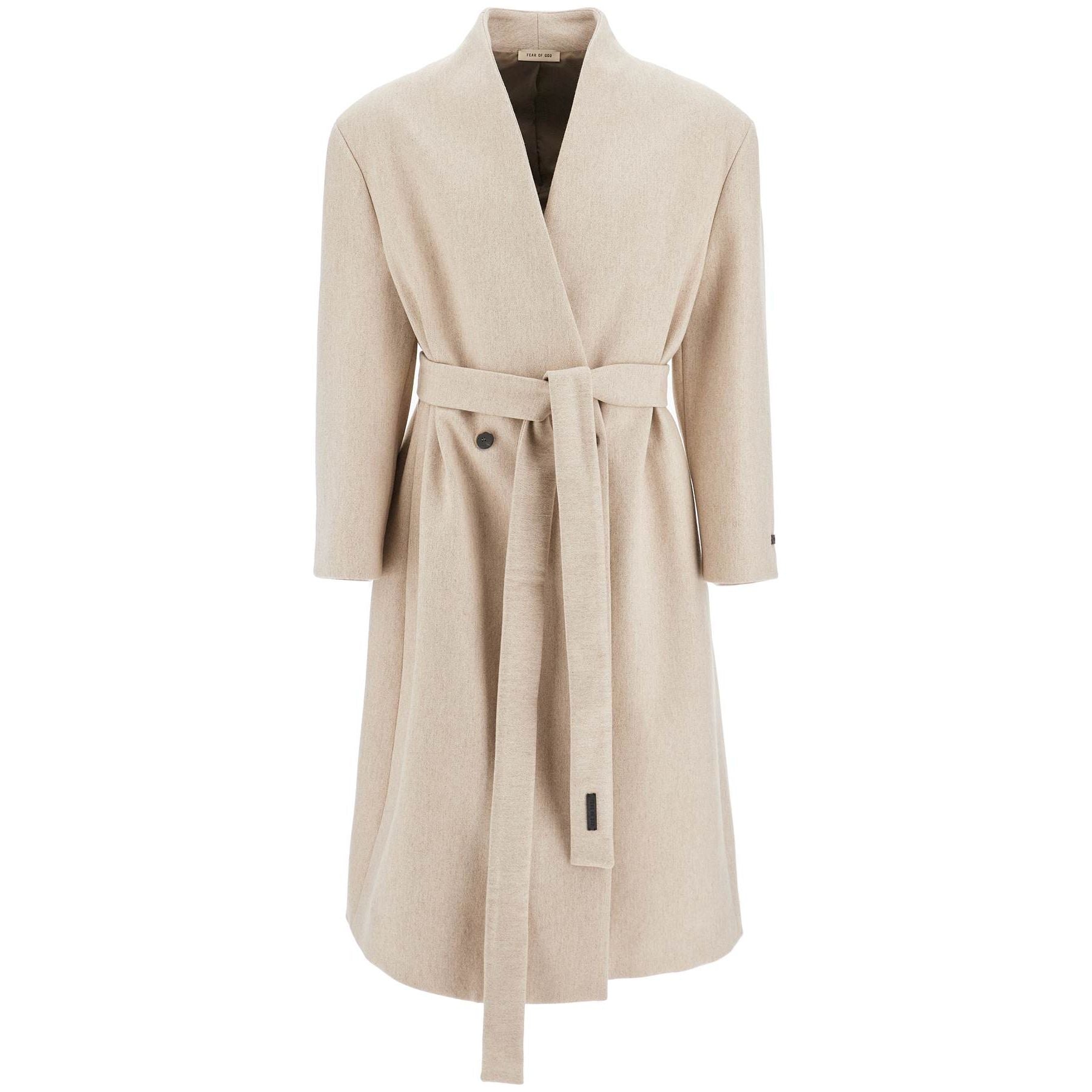 Maxi Coat Without Lapels