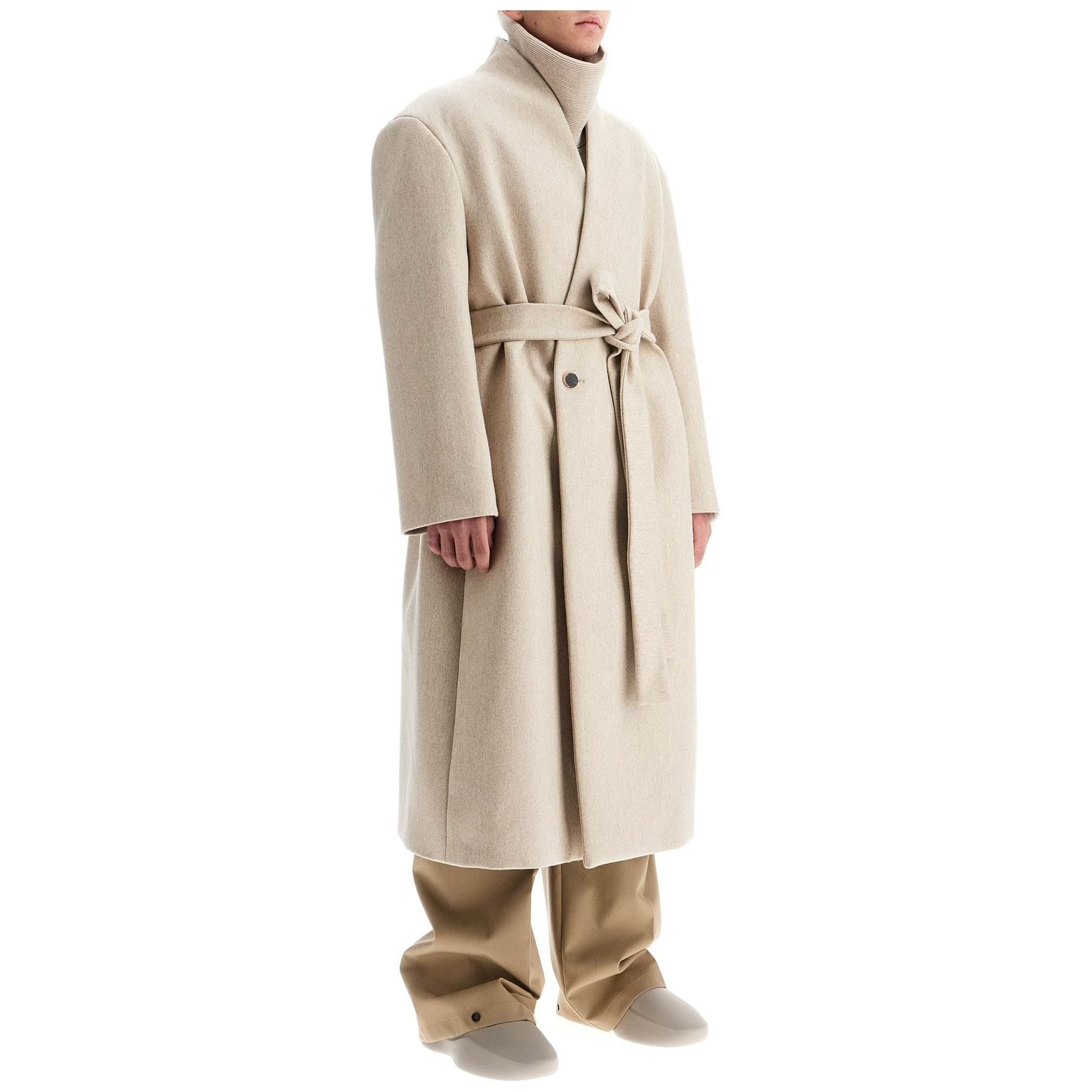 Maxi Coat Without Lapels