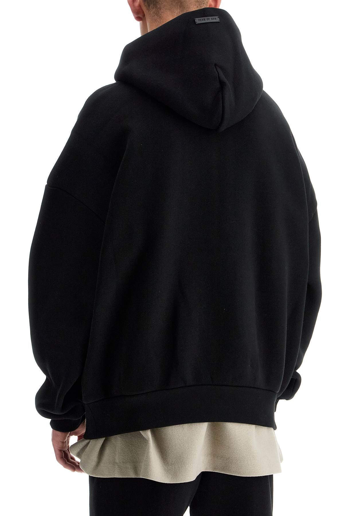 Hooded Sweatshirt With Half Zip