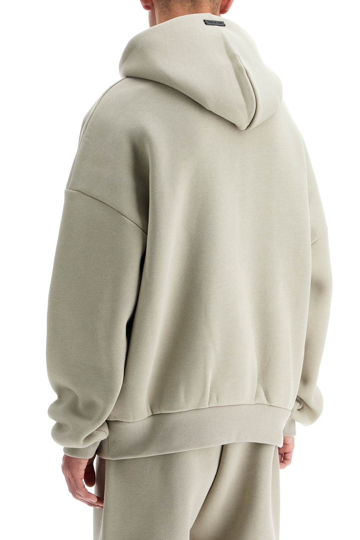 Hooded Sweatshirt With Half Zip